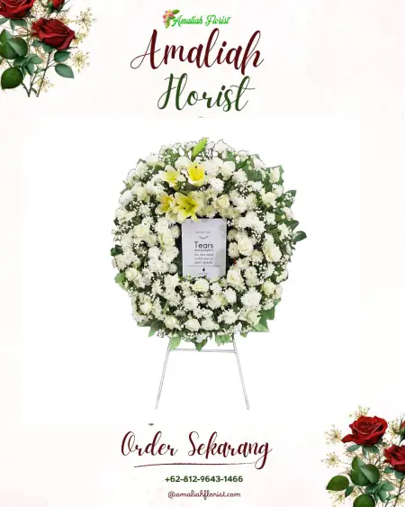 Krans Bunga Duka Sine